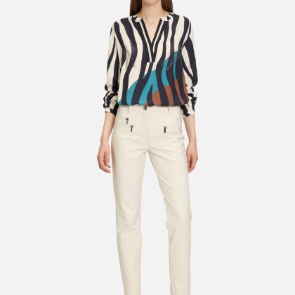 Longbluse mit Stehkragen – Bild 2