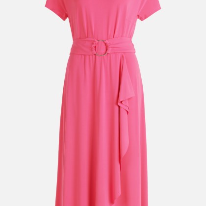 Midikleid mit Volant – Bild 2