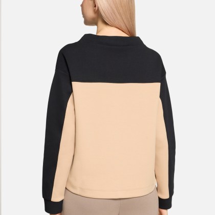 Sweatshirt mit Stehkragen Sweatshirt mit Stehkragen