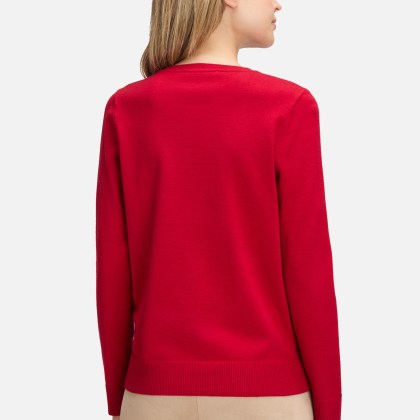 Basic-Strickpullover mit Rundhalsausschnitt Basic-Strickpullover mit Rundhalsausschnitt