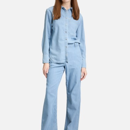 Casual-Hose mit offenem Saum – Bild 2