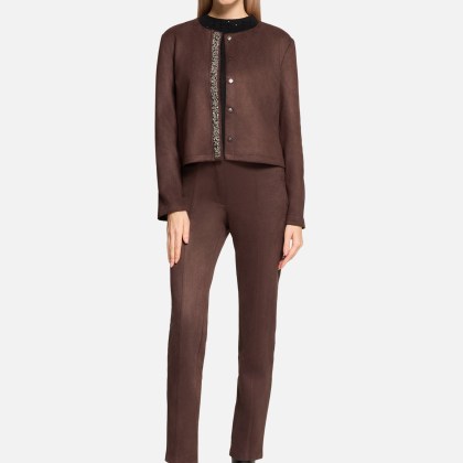 Blazer-Jacke mit aufgesetzten Taschen – Bild 2