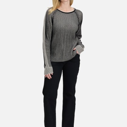 Grobstrick-Pullover mit Rippenstruktur – Bild 2