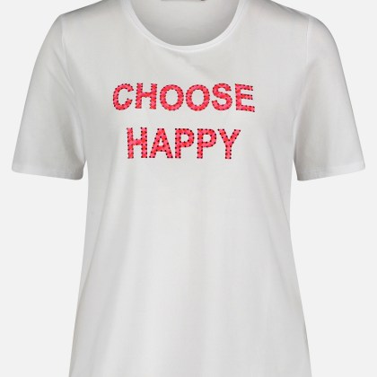 Basic Shirt mit Aufdruck – Bild 3