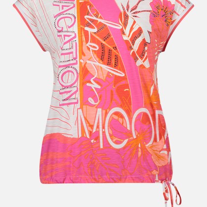 Printshirt mit Tunnelzug – Bild 3