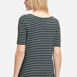 Ringelshirt mit U-Boot-Ausschnitt Ringelshirt mit U-Boot-Ausschnitt