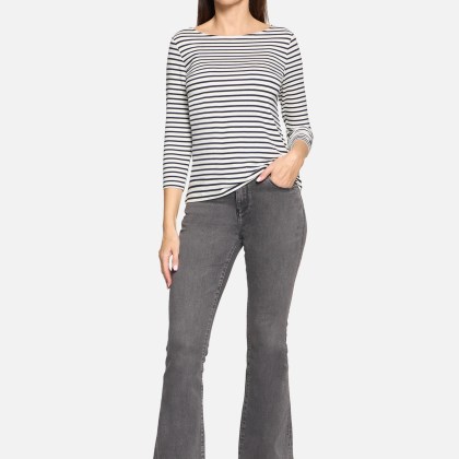 Basic Shirt mit Ringel – Bild 2