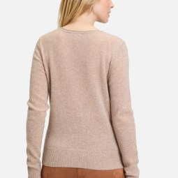 Kaschmir-Pullover mit V-Ausschnitt Kaschmir-Pullover mit V-Ausschnitt