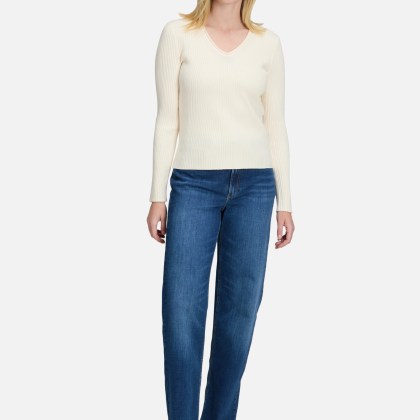 Feinstrickpullover mit Rippenstruktur – Bild 2