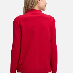 Basic-Strickpullover mit Stehkragen Basic-Strickpullover mit Stehkragen