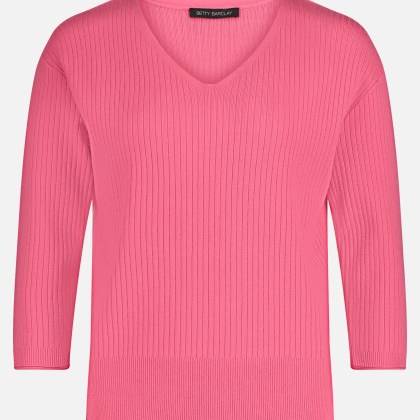 Feinstrickpullover mit V-Ausschnitt – Bild 3