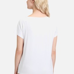 Basic Shirt mit U-Boot-Ausschnitt Basic Shirt mit U-Boot-Ausschnitt