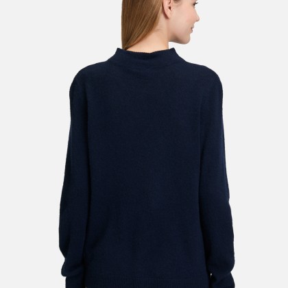 Kaschmir-Pullover mit Stehkragen Kaschmir-Pullover mit Stehkragen