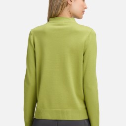 Basic-Strickpullover mit Stehkragen Basic-Strickpullover mit Stehkragen