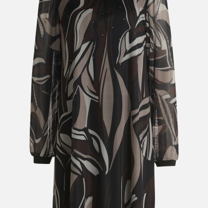 Chiffonkleid langarm – Bild 2