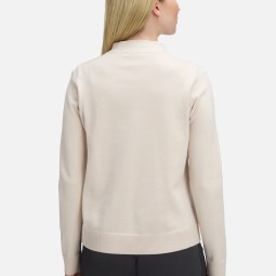 Basic-Strickpullover mit Stehkragen Basic-Strickpullover mit Stehkragen