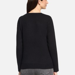 Basic-Strickpullover mit Rundhalsausschnitt Basic-Strickpullover mit Rundhalsausschnitt