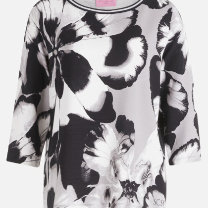 Sweatshirt mit Rippenstruktur – Bild 3