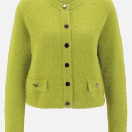 Casual-Strickjacke mit Knopfleiste – Bild 3