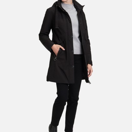 Outdoorjacke mit abnehmbarer Kapuze – Bild 2