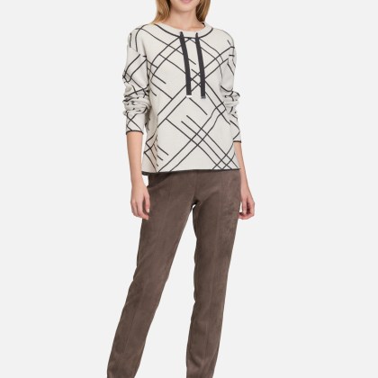 Strickpullover mit Jacquard – Bild 2