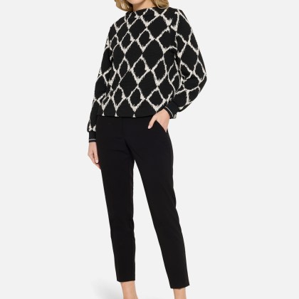 Sweatshirt mit Rippbündchen – Bild 2