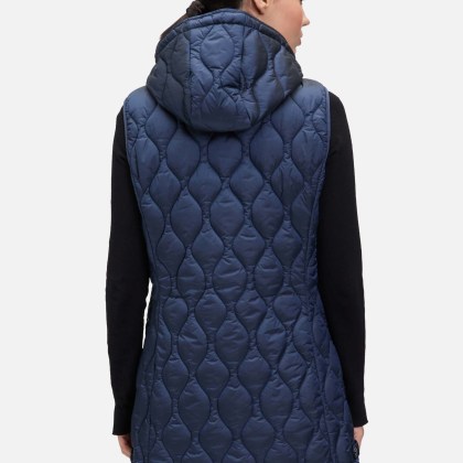 Steppweste mit abnehmbarer Kapuze Steppweste mit abnehmbarer Kapuze