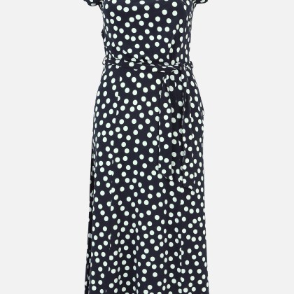 Jerseykleid mit Blumenprint – Bild 2
