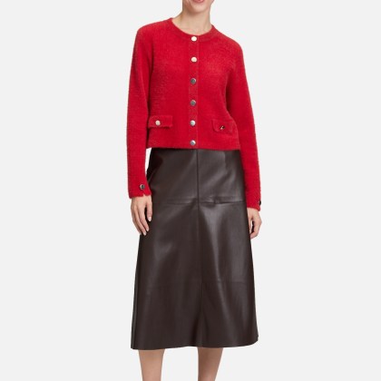 Casual-Strickjacke mit Knopfleiste – Bild 2