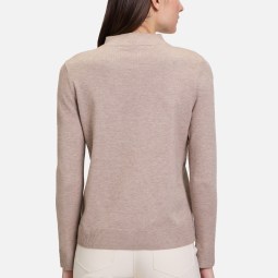 Basic-Strickpullover mit Stehkragen Basic-Strickpullover mit Stehkragen