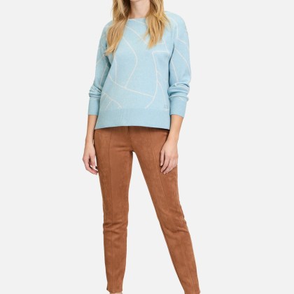 Strickpullover mit Jacquard – Bild 2