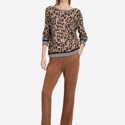 Strickpullover mit Animalprint – Bild 2