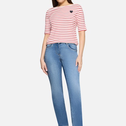 Basic-Jeans mit aufgesetzten Taschen – Bild 2