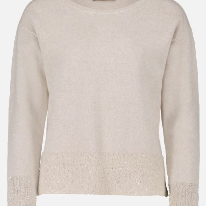 Strickpullover mit Pailletten – Bild 3