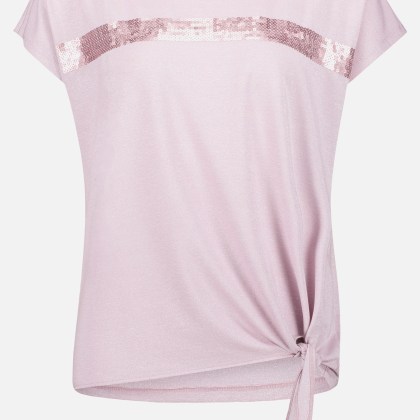 Halbarm-Shirt mit Schleifenknoten – Bild 3