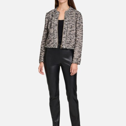 Blazer-Jacke mit Fransen – Bild 2