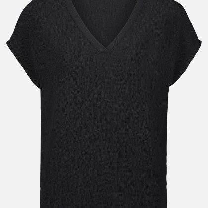 Basic Shirt mit V-Ausschnitt – Bild 3