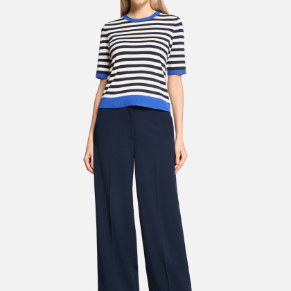 Basic-Pullover kurzarm – Bild 2