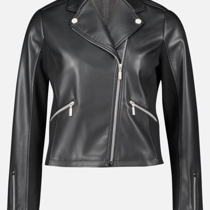 Bikerjacke mit Reißverschluss – Bild 3