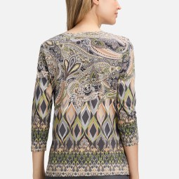 Ringelshirt mit U-Boot-Ausschnitt Ringelshirt mit U-Boot-Ausschnitt