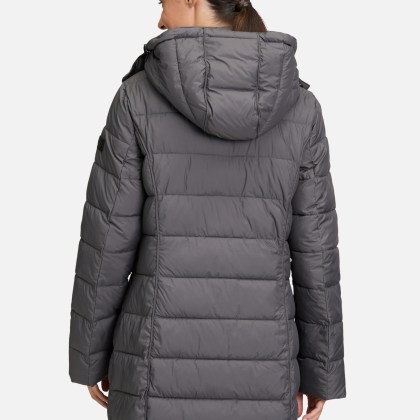 Steppjacke mit abnehmbarer Kapuze Steppjacke mit abnehmbarer Kapuze
