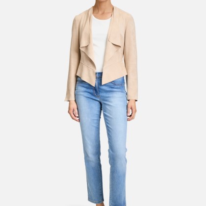 Blazer-Jacke ohne Verschluss – Bild 2