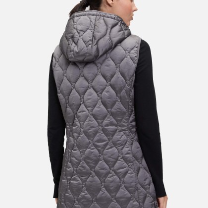 Steppweste mit abnehmbarer Kapuze Steppweste mit abnehmbarer Kapuze