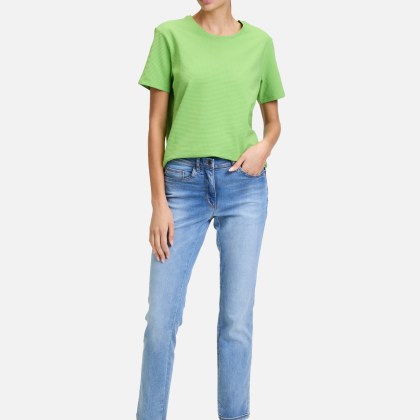 Basic Shirt mit Struktur – Bild 2