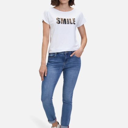 Basic Shirt mit Placement – Bild 2