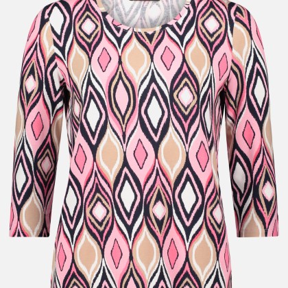 Basic Shirt mit Print – Bild 3