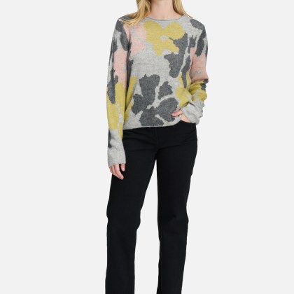 Grobstrick-Pullover mit Jacquard – Bild 2