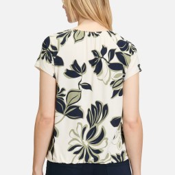 Printshirt mit Gummizug Printshirt mit Gummizug