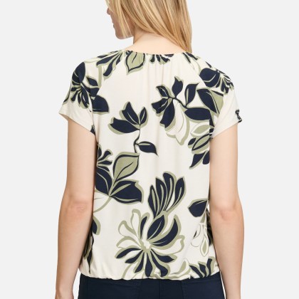 Printshirt mit Gummizug Printshirt mit Gummizug