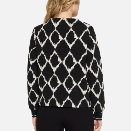 Sweatshirt mit Rippbündchen Sweatshirt mit Rippbündchen